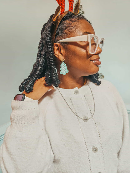 Christmas tree Holiday Earrings